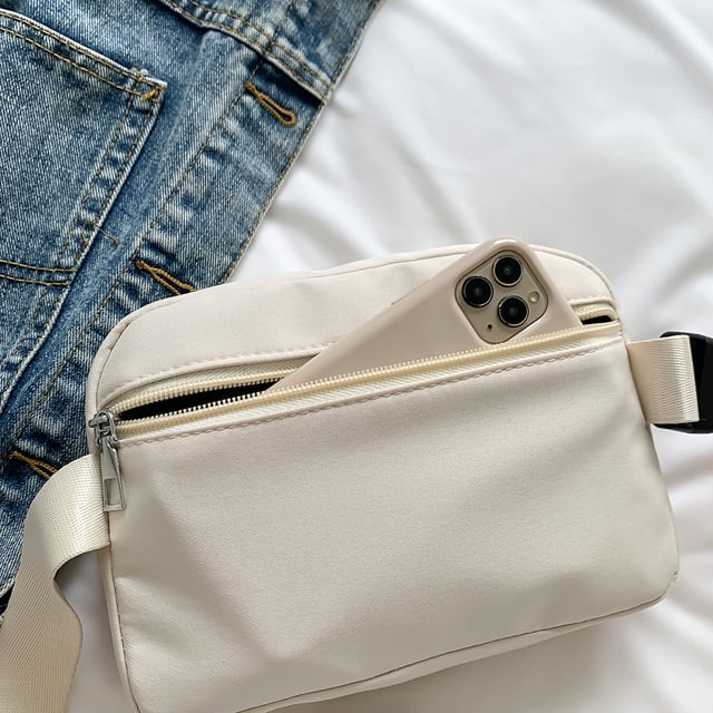 Bolsa de pecho informal Correa ajustable de hombro Cremallera para entrenamiento Correr Viajes JShteea Para Estrenar