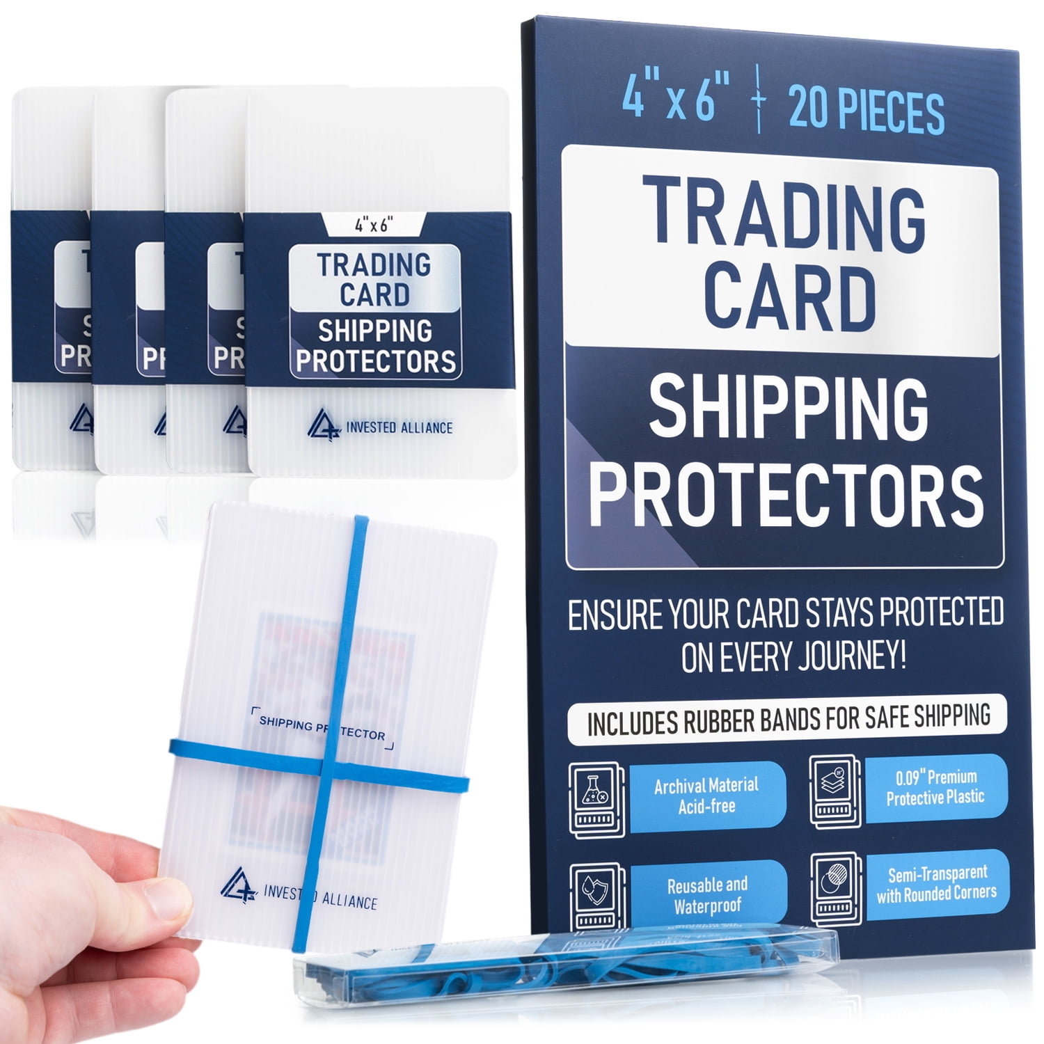 Trading Card Shipping Protectors – Premium Ultra Strong Plastic Inserts 110 Pack 3 5 X 4 5 - View #2