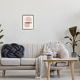 thumbnail image 2 of Stupell Pastel Pink Geometric Shapes Abstract Painting Black Framed Art Print Wall Art, 2 of 7