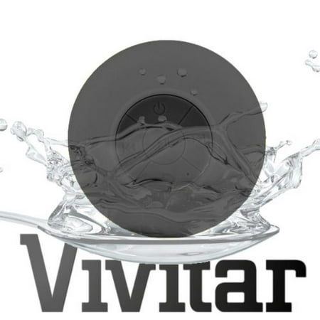 Vivitar waterproof wireless bluetooth shower speaker, handsfree speakerphone compatible with ALL bluetooth devices iphone 5 and all Android Devices