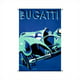 Past Time Signs JG119 Bugatti Bleu Automobile Giclée Imprimé Toile – image 1 sur 1
