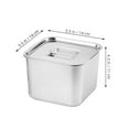 thumbnail image 3 of Airtight Stainless Steel Spice Jar with Lid, Kitchen Herb and Seasoning Container, Cooking Storage Canister, 3 of 6