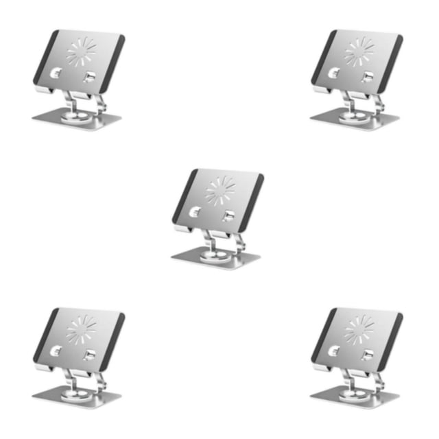 Soporte para tableta Injueey Antideslizante Telescópico 360 Grados Giratorio Plegable