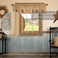 thumbnail image 4 of VHC Brands Stratton 3 PC Natural Curtain Set (1 Valance 16x72 and 2 Tier 36x36), 4 of 5