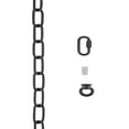 thumbnail image 2 of Aspen Creative 21115-91, 10 Feet Heavy Duty Chain & Quick Link Connector in Matte Black, 9 Gauge, 2 of 5