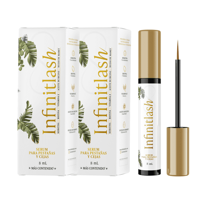 Suero Crecimiento Alargador de Pestañas Infinitlflash Kit 2 Pzas Serum Lash