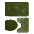 thumbnail image 1 of Transemion 3pcs/set Absorbent Bath Mat For Bathtub And Shower Easy To Clean Durable Comfortable Eco-friendly PJ210611-B002 1Set, 1 of 6