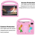 thumbnail image 5 of ELEHOLD Case for iPad mini (6th Generation), Fun Animal Design EVA Durable Case with Handle & Stand & Strap, Easy Carry for Children,Pink, 5 of 9