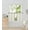 Off-White, variant on N29 Ivory 2-Piece Semi Sheer Plain Tier Curtains for Small Windows, Eyelet Top Lined Window Treatment Panels 60" Wide x 24" Length
