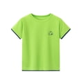 thumbnail image 4 of Muscularfit T Shirts for Boys Boys Athletic Shirts Short Sleeve Golf Shirts Pullover Shirt Green Crew Neck Graphic Tees Third Grade Shirt,9-10 Years, 4 of 9