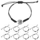 thumbnail image 5 of KAKOWELY 20 pulseras de cuerda trenzada con dijes de baloncesto, pulsera deportiva ajustable, recuerdo de fiesta de baloncesto, joyería unisex para entrenadores deportivos., 5 of 5