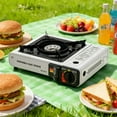 thumbnail image 2 of Réchaud de Camping Portable, Flamme Réglable 2900W, Résistant à la Chaleur et à la Corrosion, Adapté à Diverses Cuisines Extérieures, 2 of 8