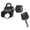 Black, variant on Nieyigj 22mm (0.87 inches) Handlebars Universal Motorcycle Helmet Security Lock Padlock with 2 Keys, Heavy Duty Weather-Resistant Iron Construction Anti-Theft Accessory (Black)
