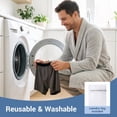 thumbnail image 6 of CARER Black Breathable Incontinence Underwear Discreet Protective Briefs for Men Size XL 2 Pack, 6 of 7