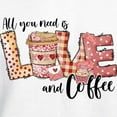 thumbnail image 3 of CafePress - All You Need Is Love And Coffee Sweatshirt - Pullover Hoodie, Hooded Sweatshirt, 3 of 4
