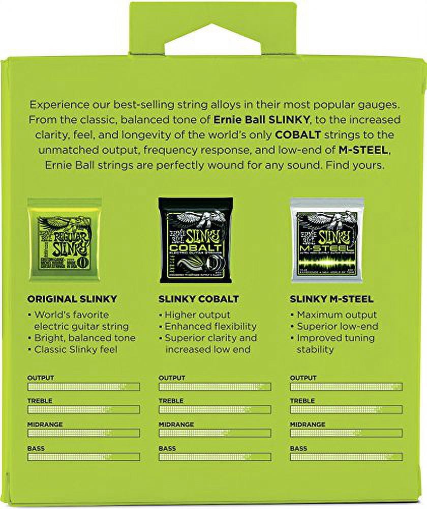 Ernie Ball Regular Slinky Electric Guitar Strings Tone Pack - 10-46 Gauge