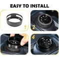 thumbnail image 5 of Tinki Gear Shift Switch Button Ring Trim Cover Fit for Ford Maverick 2022 2023 2024, Aluminum ，1PCS, 5 of 7