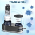thumbnail image 5 of Aokelily Water Filter for Sink with 2 Replacement Filter Multiple Filtration Effectively Reduces Harmful Substances and Odors for Kitchen, Bathroom, 5 of 7
