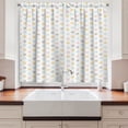 thumbnail image 2 of Ambesonne Adventure Kitchen Curtains, Minimalist Design, 55"x39", Pale Orange Pale Pink, 2 of 3