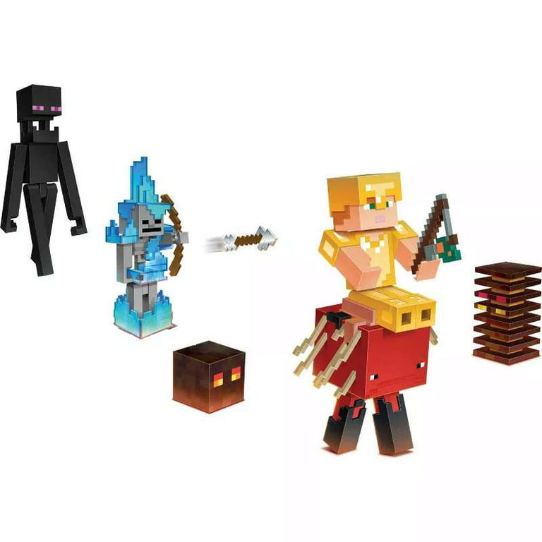 Minecraft Soul Sand Valley Adventure Action Figure Set - Walmart.com