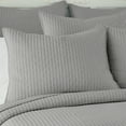 thumbnail image 4 of Levtex Home - Cross Stitch Quilt Set - 100% Cotton - Full/Queen Quilt (88x92in.) + 2 Standard Shams (26x20in.) - Light Grey, 4 of 10