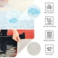 thumbnail image 3 of Yayeee Bath Rug for Bathroom Floor Non Slip Rectangle Fluffy Soft Absorbent Mat, 16"x24", Illusionary Boat, 3 of 7