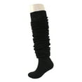 thumbnail image 3 of SPRING PARK 1 Pair Womens Teen Girls Breathable Lightweight Knitted Cotton Slouch Socks Stockings Boot Socks for Cosplay, 3 of 3