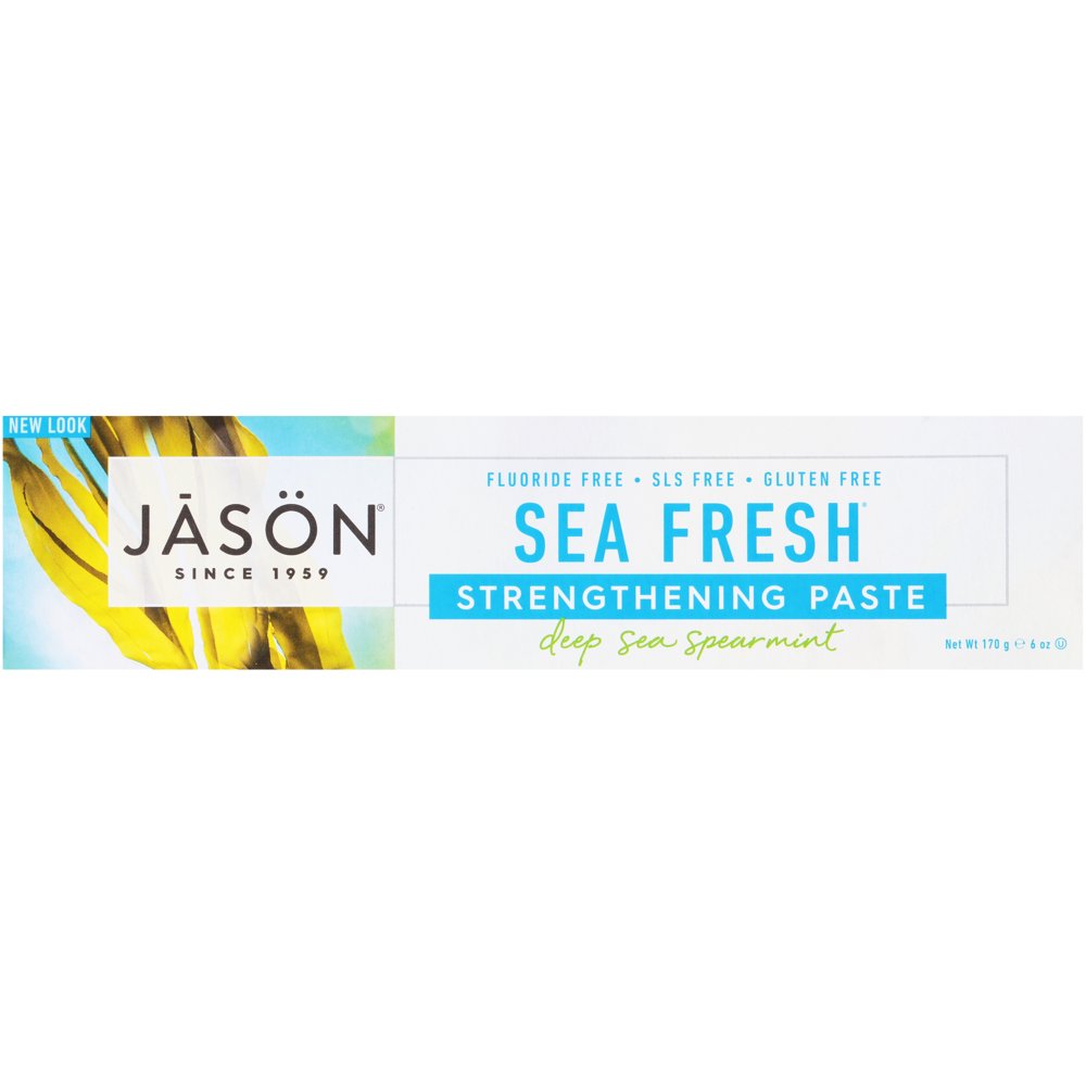 Jason Sea Fresh All Natural SeaSourced Toothpaste Deep Sea Spearmint