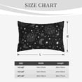 thumbnail image 6 of Bixox Space Galaxy Printed Pillow Protector,Super Soft Ideal for Home,Guests,Rentals - 20"x30", 6 of 8