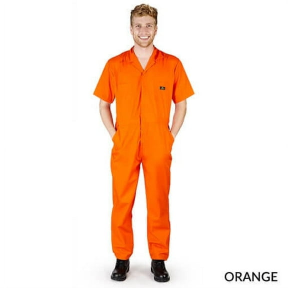 NATURAL UNIFORMS MENS SHORT SLEEVE COVERALLS FREE SHIPPING