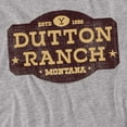 thumbnail image 2 of Yellowstone T-Shirt Distressed Dutton Ranch Unisex Graphic Tee for Men & Women, 2 of 7