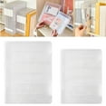 thumbnail image 4 of Anuirheih Clear A4 File Box Document Plastic Storage Box Paper Case Board Game Storage Containers File Holder,L, 4 of 5