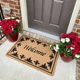 thumbnail image 2 of The Rug Hub Indoor Outdoor Synthetic Coco Coir Doormat 24"X36", 2 of 3