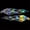 Multicolor, variant on Reflective Eagle Flame Sticker for Motorcycle, Car, And Bike Decoration - Safety Reflector Strips for Enhanced Visibility And Style
