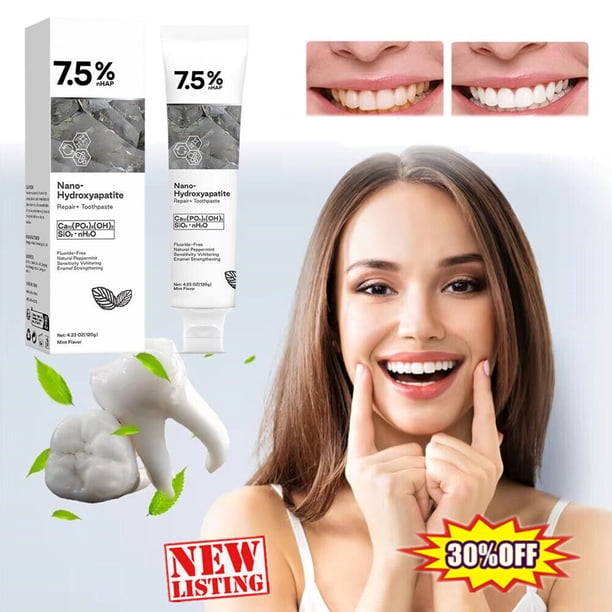 Nano-Hydroxyapatite-Cleaning and Whitening Toothpaste 7.5%Hap ...