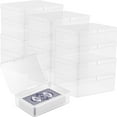 thumbnail image 2 of HLONK 12 Pcs Playing Deck Card Cases Clear Plastic Trading Card Storage Box Acrylic Card Holder Box Compatible with Collectible Trading Card Cases  Each Case for 100 Pcs Cards, 2 of 9