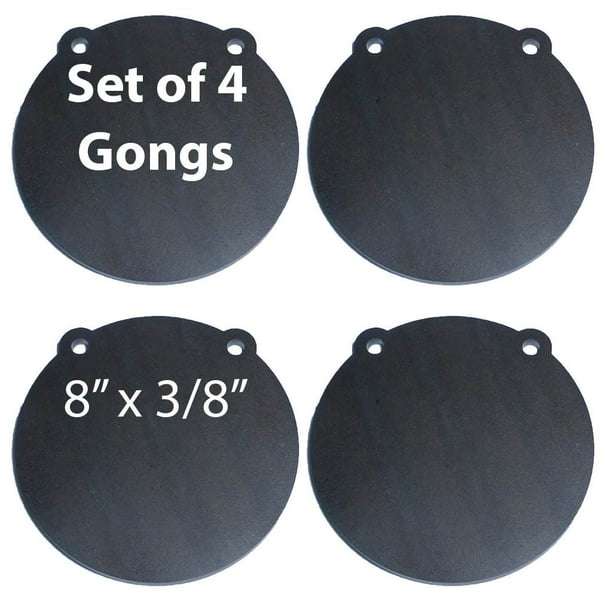 Ar500 Steel Shooting Targets Lot Of 4 Laser Cut 8 X 3 8 Gong Tactical Scorpion Walmart Com Walmart Com
