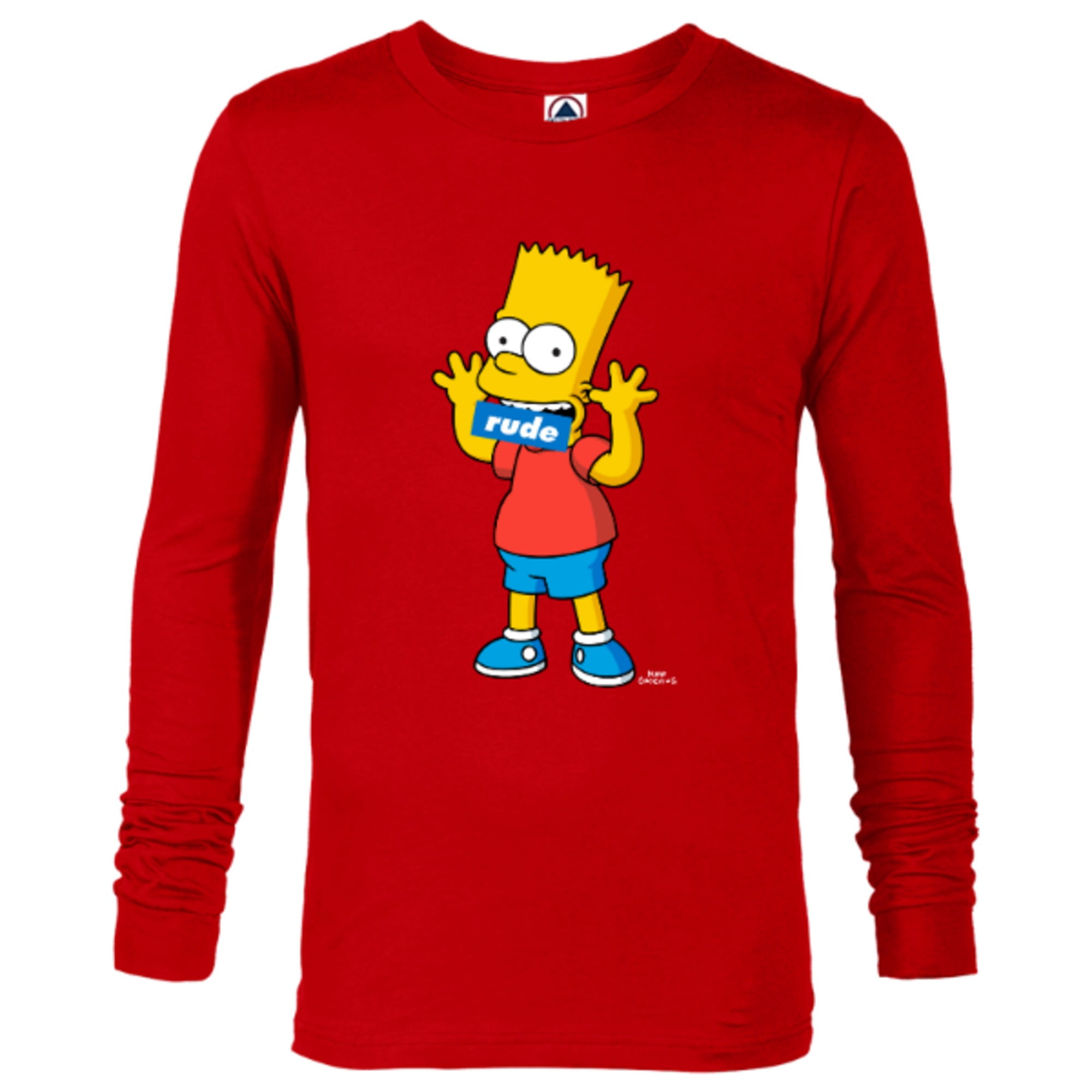 red bart simpson shirt