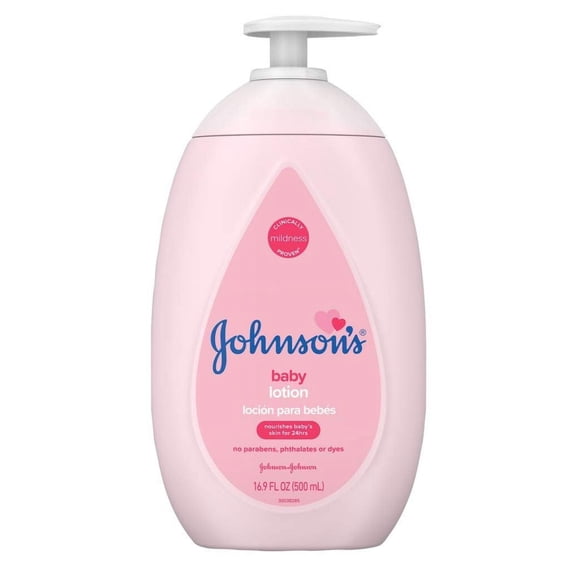 Johnsons Baby Lotion 16.9 Ounce Pump 500ml 3 Pack
