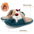 thumbnail image 3 of Ecetana Women's Christmas Fuzzy Cute Warm House Slippers Bedroom Indoor Shoes, 3 of 7