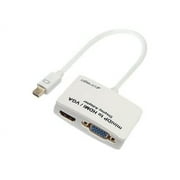Cirago DPM2HDMVGA Mini Display Port to HDMI, VGA Display Adapter