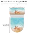 thumbnail image 6 of SEANATIVE Beach Starfish Toilet Lid Covers Toilet Tank Cover Set of 2 Soft Toilet Lid Cover and Toilet Tank Cover Universal Fits Most Toilet Tanks & Lids, 6 of 7