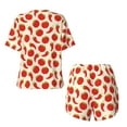 thumbnail image 5 of Lsque Tomatoes And Chili Women's Short-Sleeved Pajama Set - 2 Piece Soft and Lightweight Sleepwear Set-XX-Large, 5 of 9