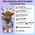 thumbnail image 3 of Cow Print Stuff Tumbler, Western Decor Gifts for Women Cow Lovers Bestie Graduation Birthday Christmas, Western Coffee Mug Stainless Steel Vacuum Insulated Double Wall Travel Cup with Lid，20oz, 3 of 6