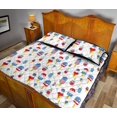 thumbnail image 4 of Juego de cama edredón con motivo de helado USA., 4 of 5