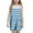 Blue, variant on Juslio Dresses for Girls Knee Length Sleeveless Pockets Casual Summer Beach A-line Blue Halter Dress