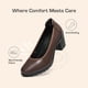 thumbnail image 3 of Zapatos de Tacón Bajo con Bloque para Mujer DREAM PAIRS Nereida Marrón, 3 of 8