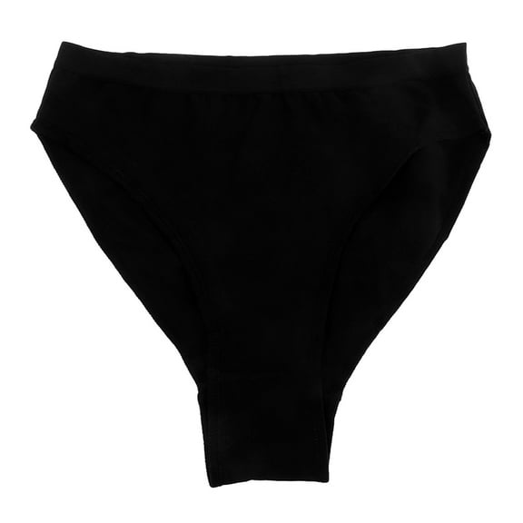 QIDITONG Dancewear Womens High Waisted Brief Adult Sizes Can Be Used As Trunks Shorts Underpants And Performance Dancer Bottoms Black
