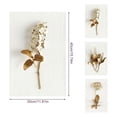 thumbnail image 3 of EIMELI Wall Decor Clearance 3 Piece Set Modern  Flower Print Large  Picture Abstract( Frame） Room Decor Golda, 3 of 6