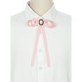 thumbnail image 4 of INSPIRE CHIC Broche de lazo preatado para mujeres con perla falsa, 4 of 5